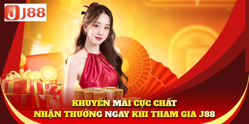 Khuyến mãi cực chất - Nhận thưởng ngay khi tham gia J88